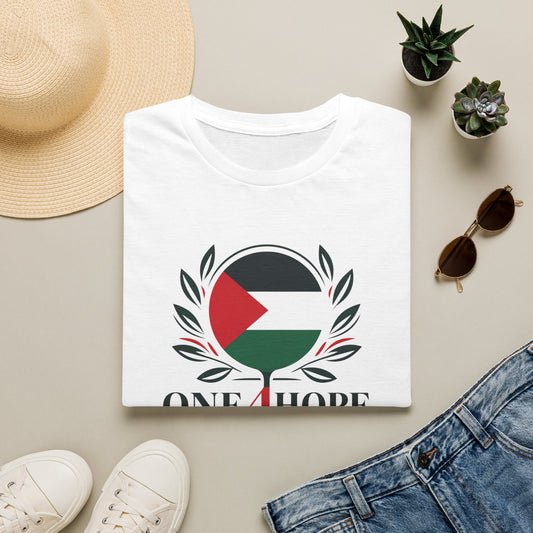 One 4 Hope Palestinian Flag T-Shirt — Solidarity Tee for Palestine