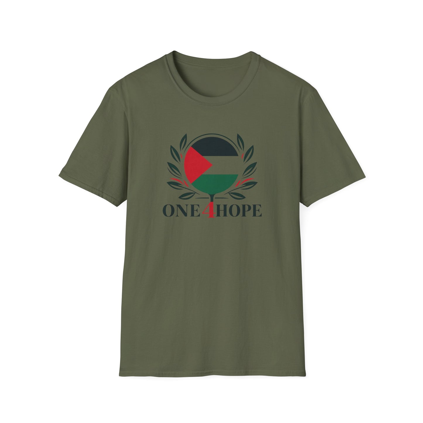 One 4 Hope Palestinian Flag T-Shirt — Solidarity Tee for Palestine