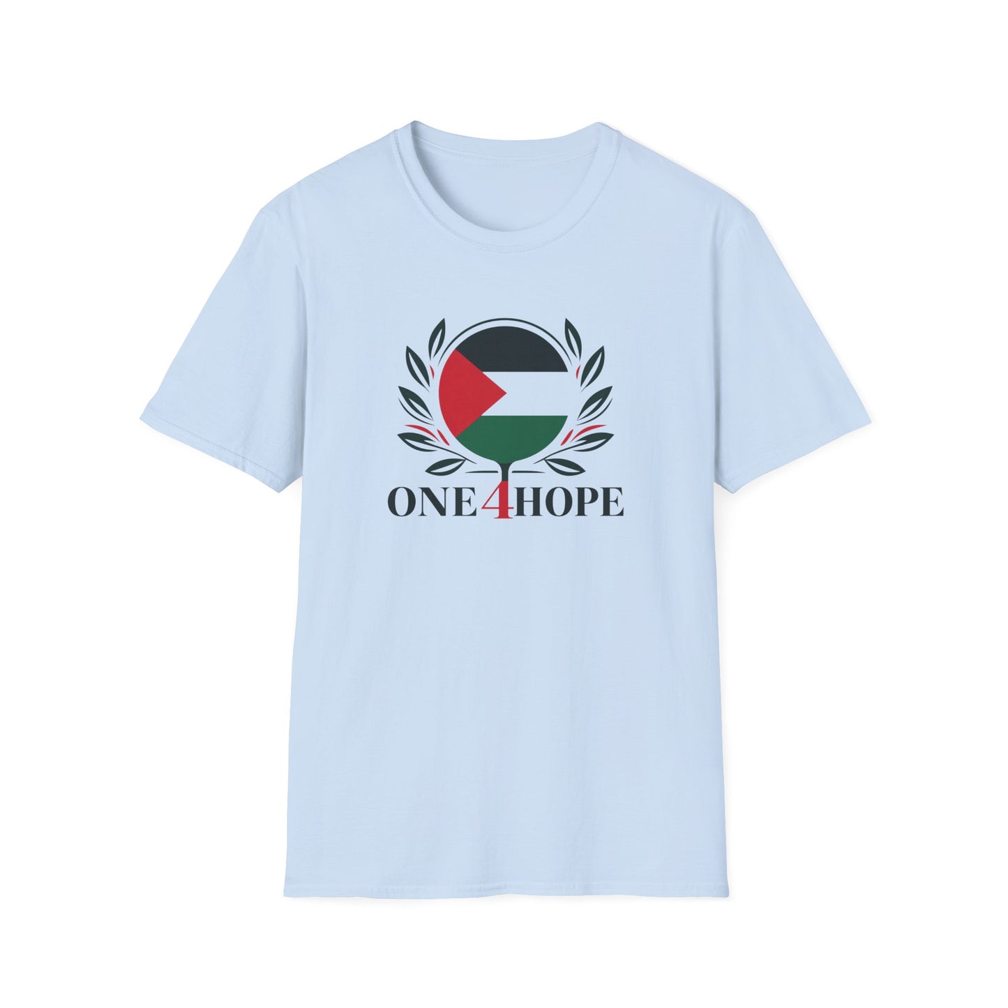 One 4 Hope Palestinian Flag T-Shirt — Solidarity Tee for Palestine