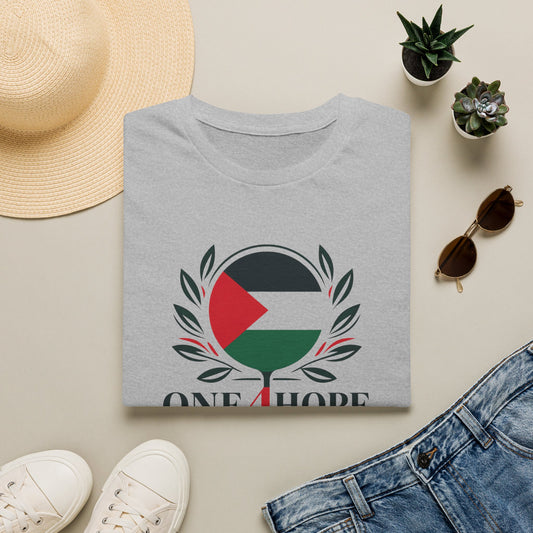 One 4 Hope Palestinian Flag T-Shirt — Solidarity Tee for Palestine